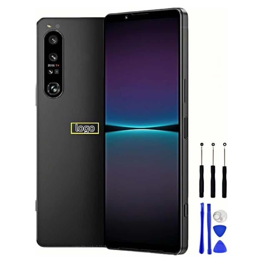 Cubierta Trasera de Vidrio Sanmonkey para Sony Xperia 1 IV Negro