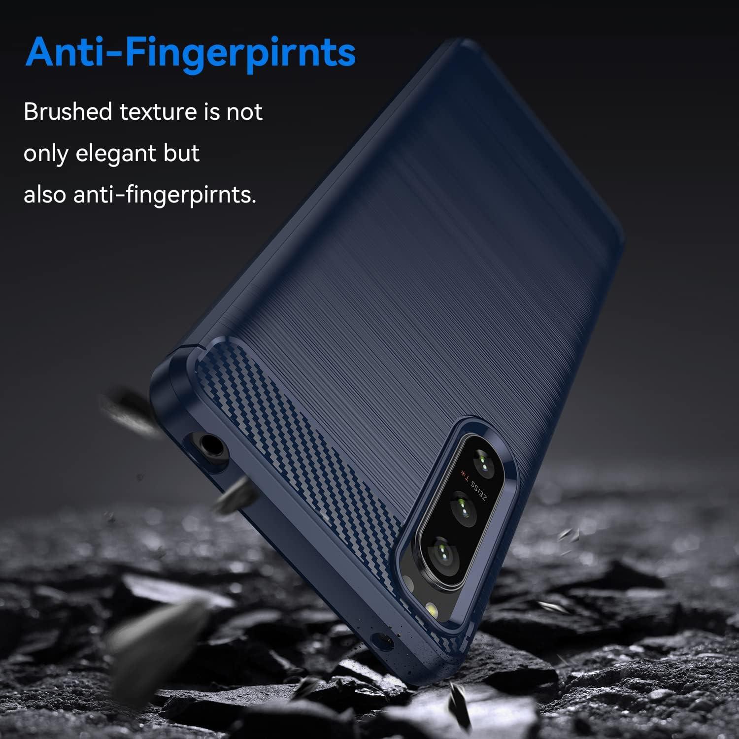 Funda TPU Sony Xperia 5 IV Azul, Resistente a Golpes y Antideslizante