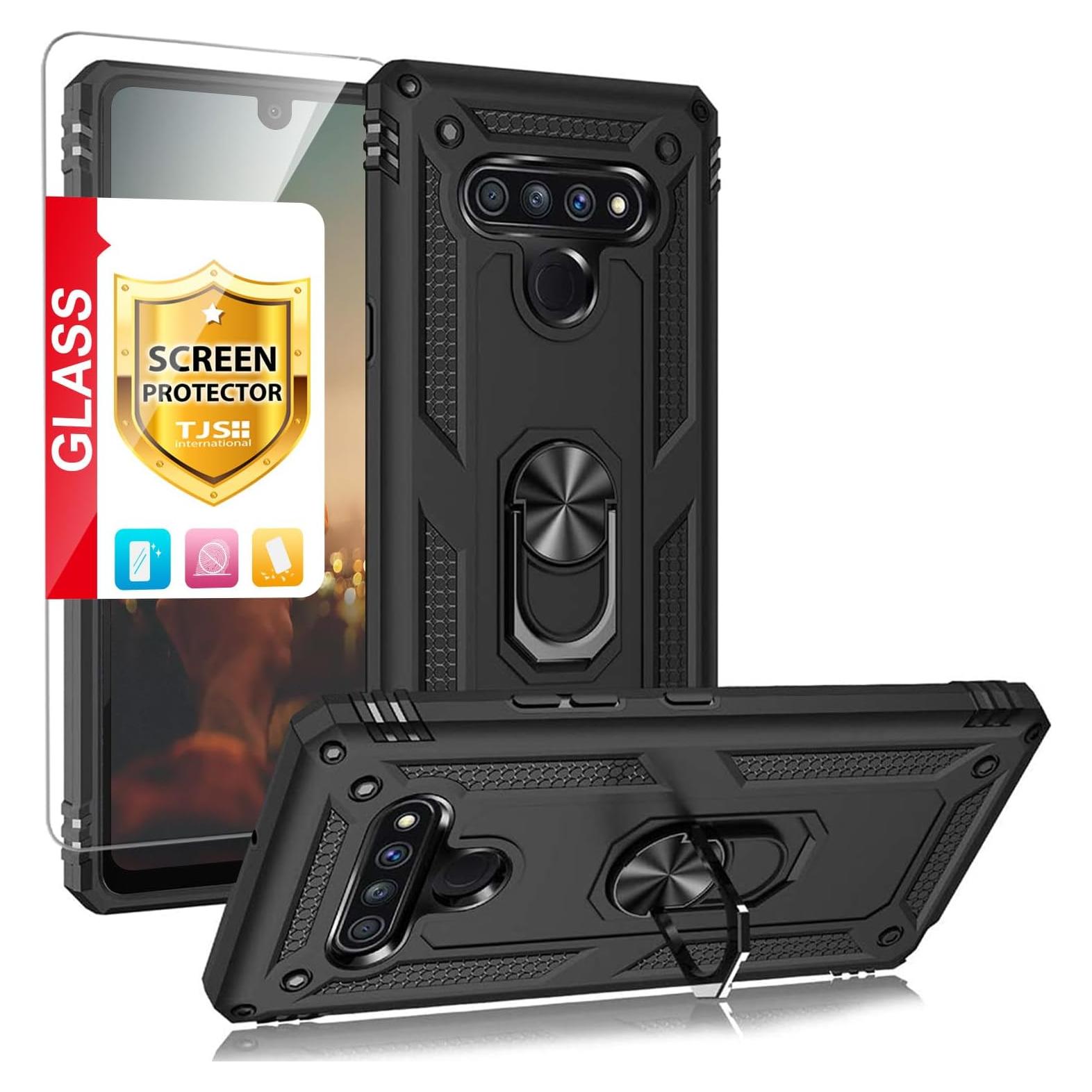 Funda TJS para LG Stylo 6 con Soporte Magnético y Protector