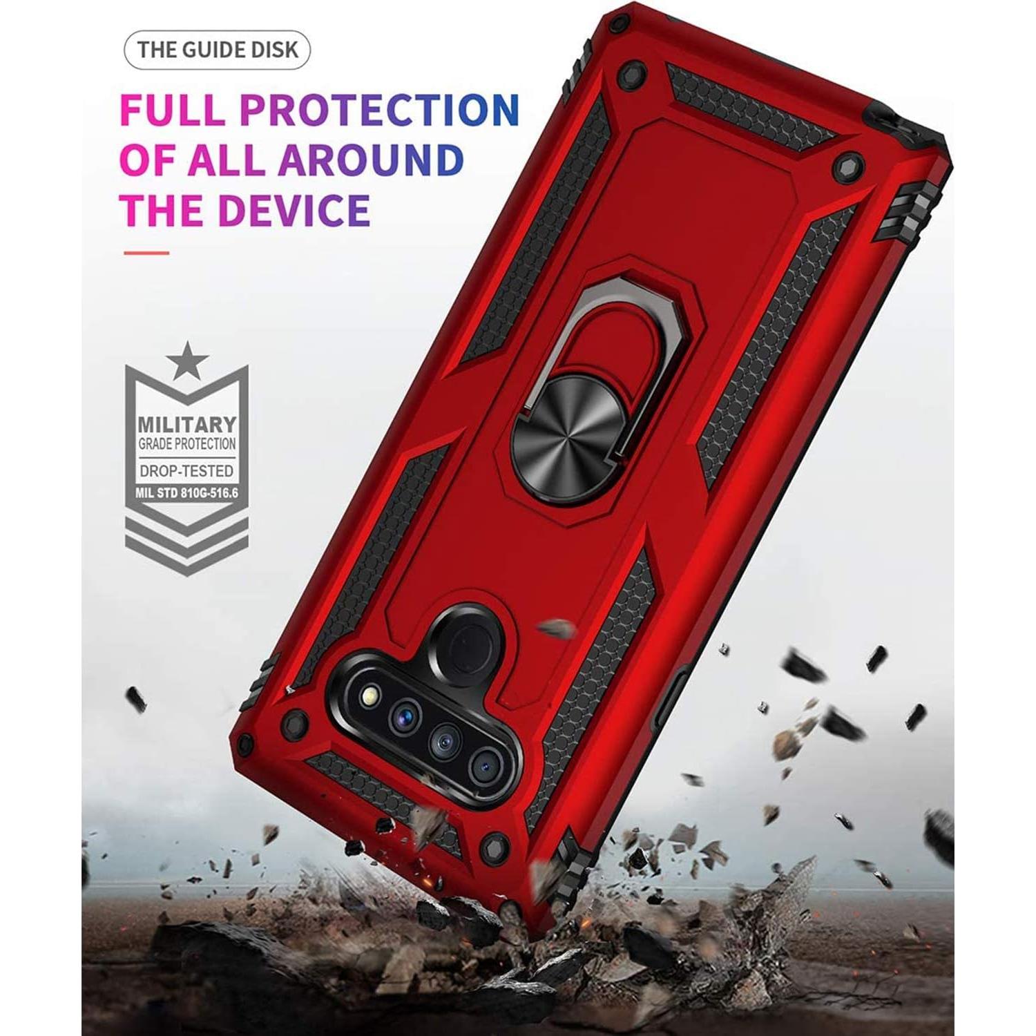 Funda TJS para LG Stylo 6 con Soporte Magnético y Protector