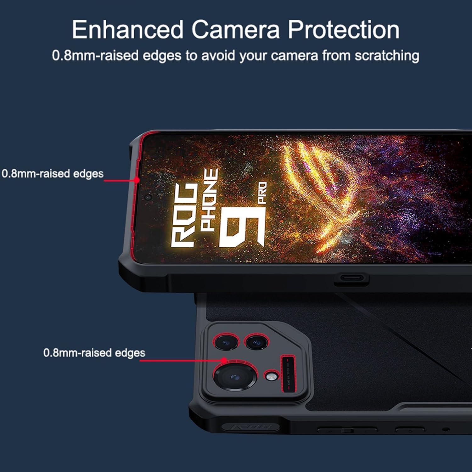 Funda para ASUS ROG Phone 9 Pro - TPU y Acrílico Negro