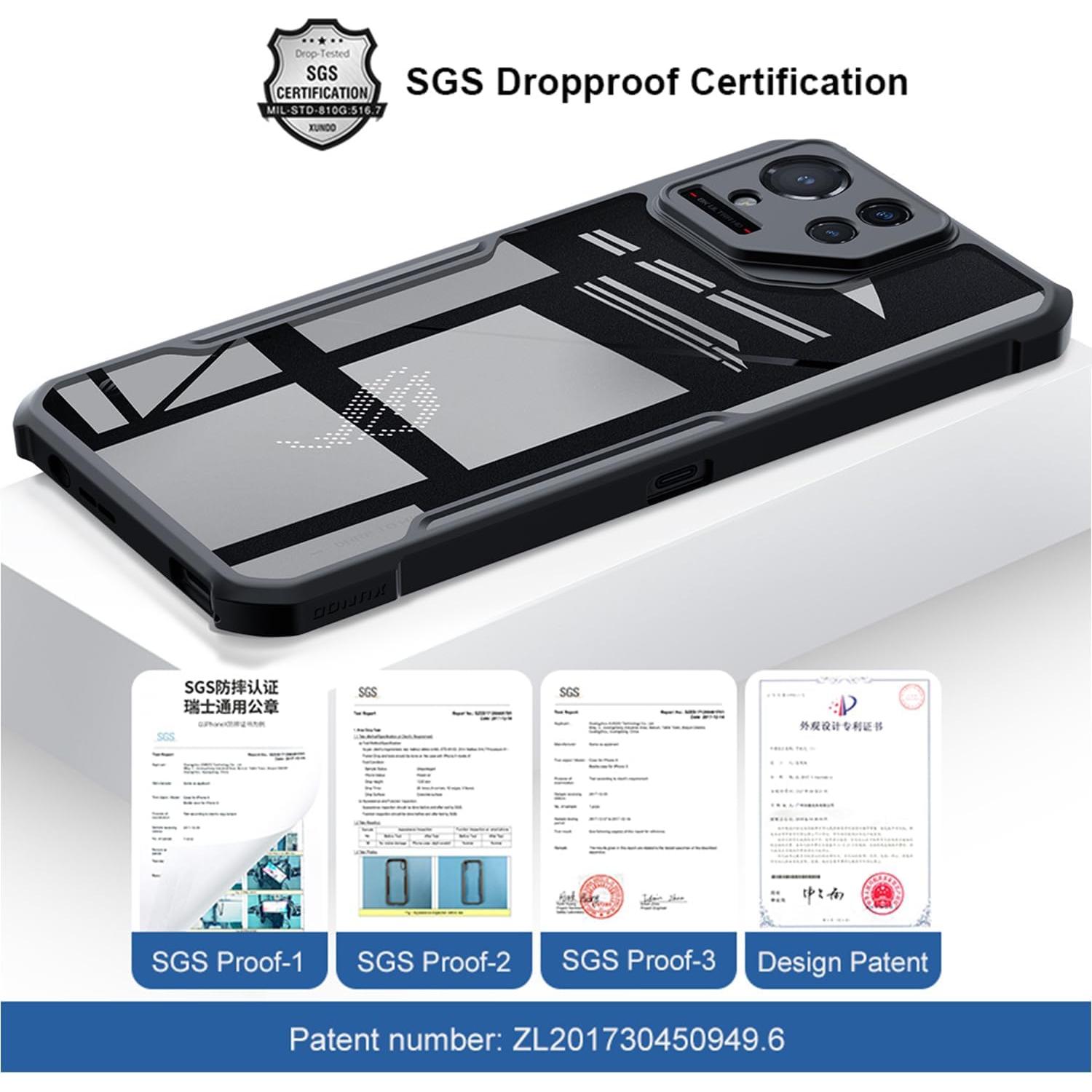 Funda para ASUS ROG Phone 9 Pro - TPU y Acrílico Negro