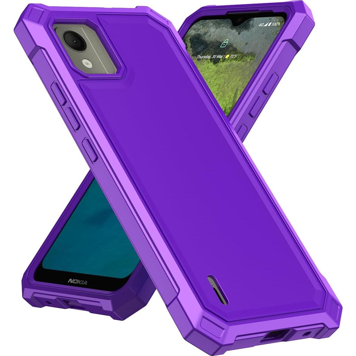 Funda Nokia C110 Aulzaju con Protector Pantalla y Parachoques