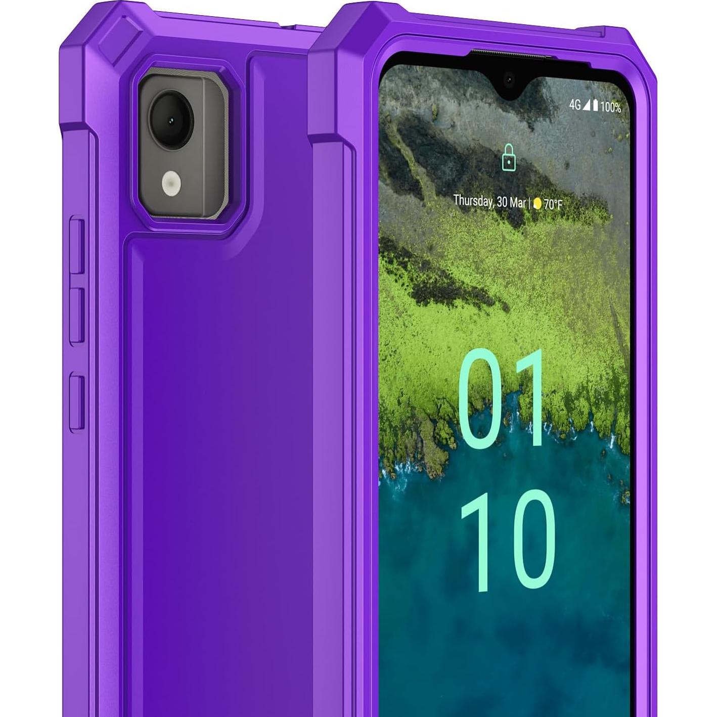 Funda Nokia C110 Aulzaju con Protector Pantalla y Parachoques