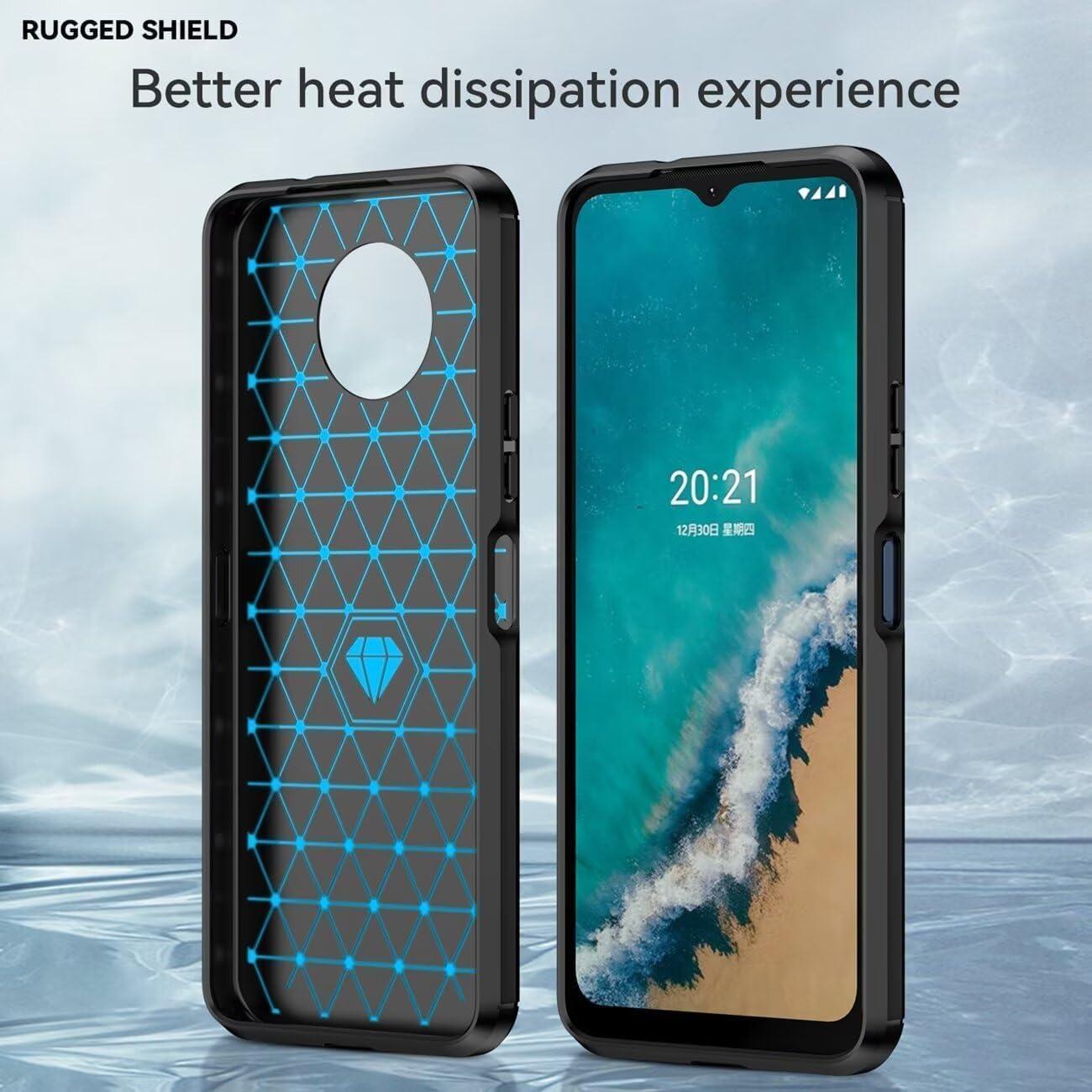 Funda TPU Carbono para Nokia G50 5G Negra - GTBDEKI
