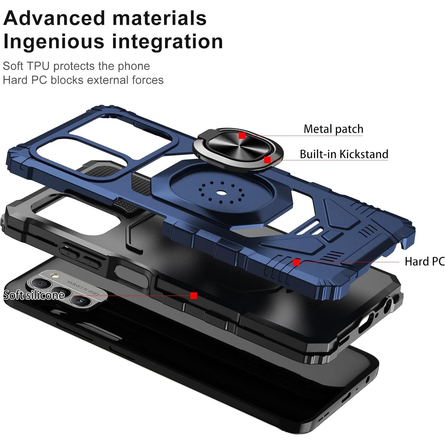 Funda Ailiber para Nokia G100 y C300 con Protector de Pantalla