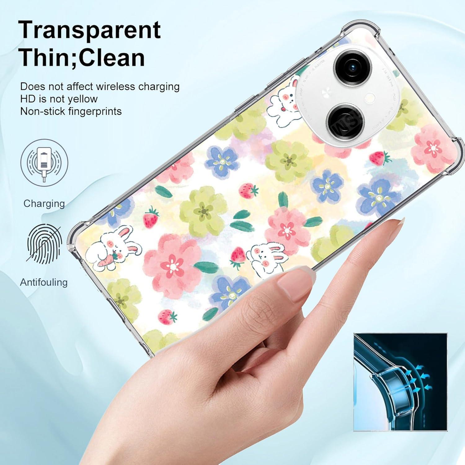 Funda de Silicona Tecno Spark Go 2025 YGH-SH con Efecto Luminoso