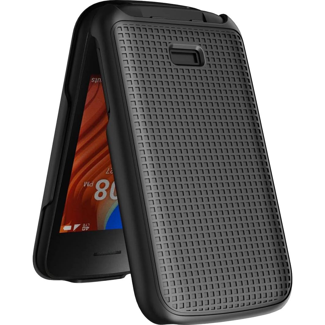 Funda Dura Nakedcellphone para Alcatel TCL Flip 2 - Negro