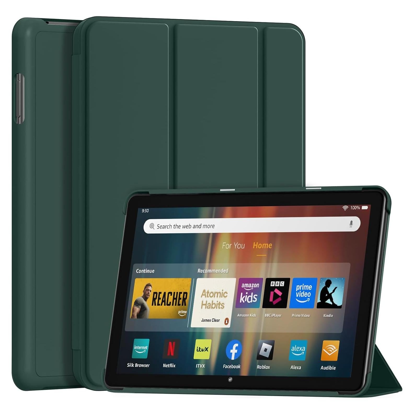 Funda para Tablet Lainergie Verde Oscuro a Prueba de Golpes