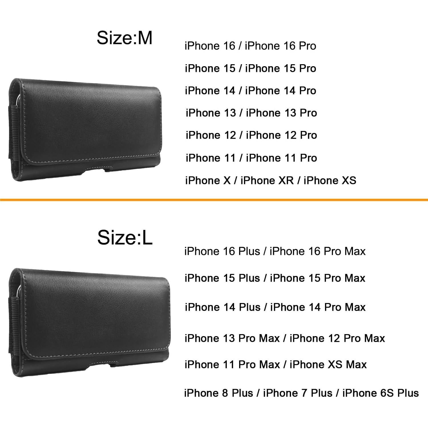 Funda de Cuero Magnética JOLIRSBOX para iPhone y Samsung - L