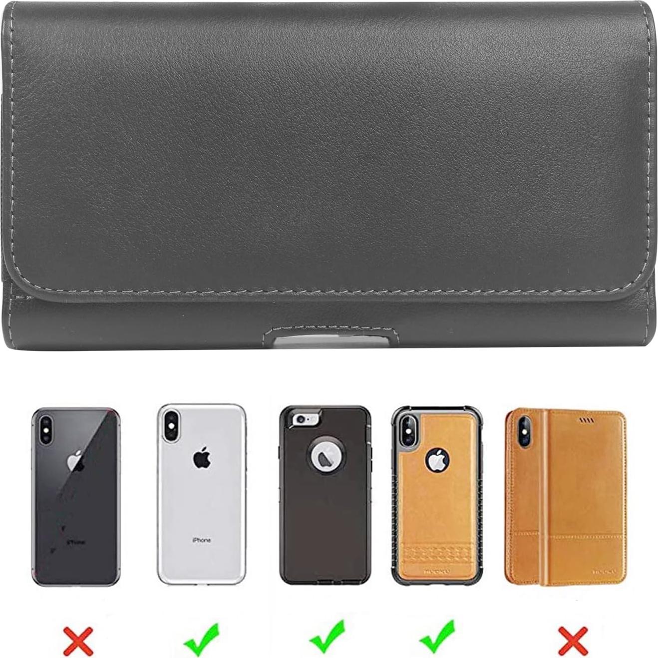 Funda de Cuero Magnética JOLIRSBOX para iPhone y Samsung - L