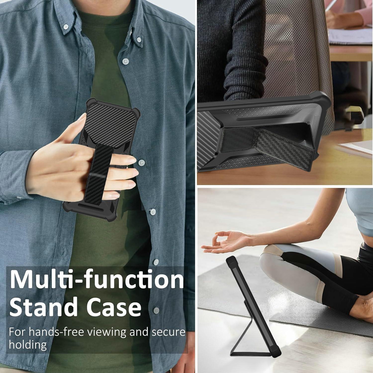 Funda Híbrida Negra para Blackview Shark 9 5G con Protector