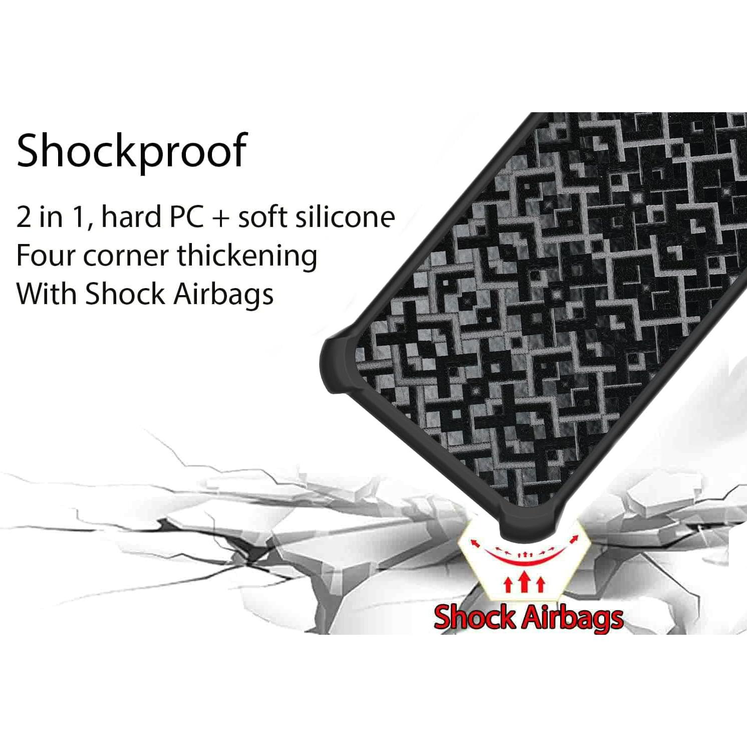 Funda Híbrida 3D para Blackview Shark 9 5G con 2 Protectores