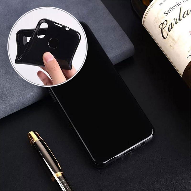 Funda Negra YQINHHME para Blackview BV4800 + Cristal Templado