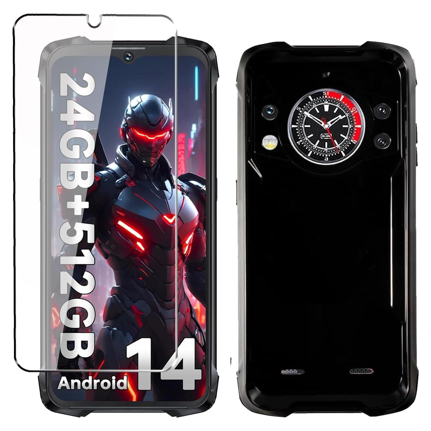 Funda Bumper TPU para CUBOT King Kong 9 + Protector Vidrio Templado