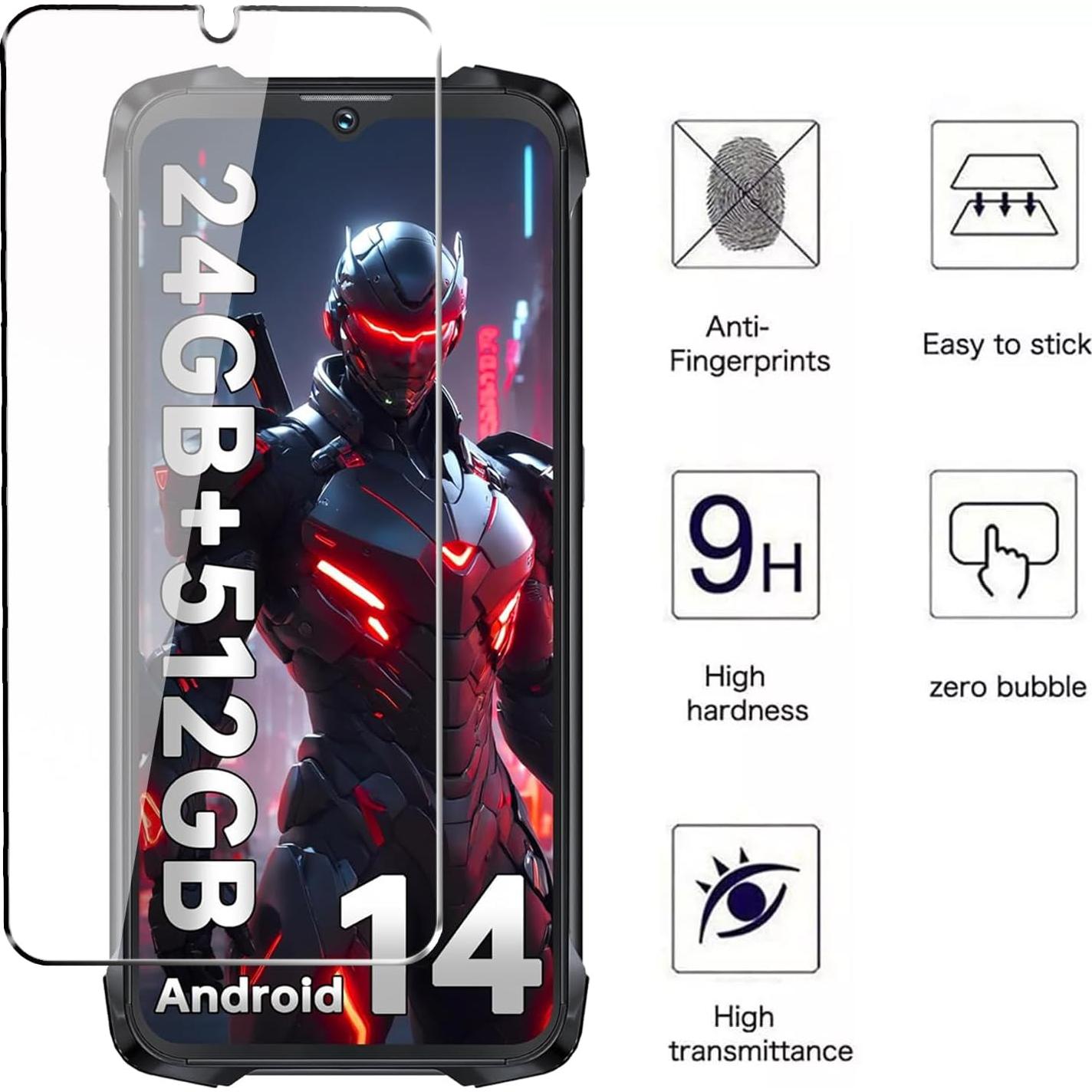 Funda Bumper TPU para CUBOT King Kong 9 + Protector Vidrio Templado