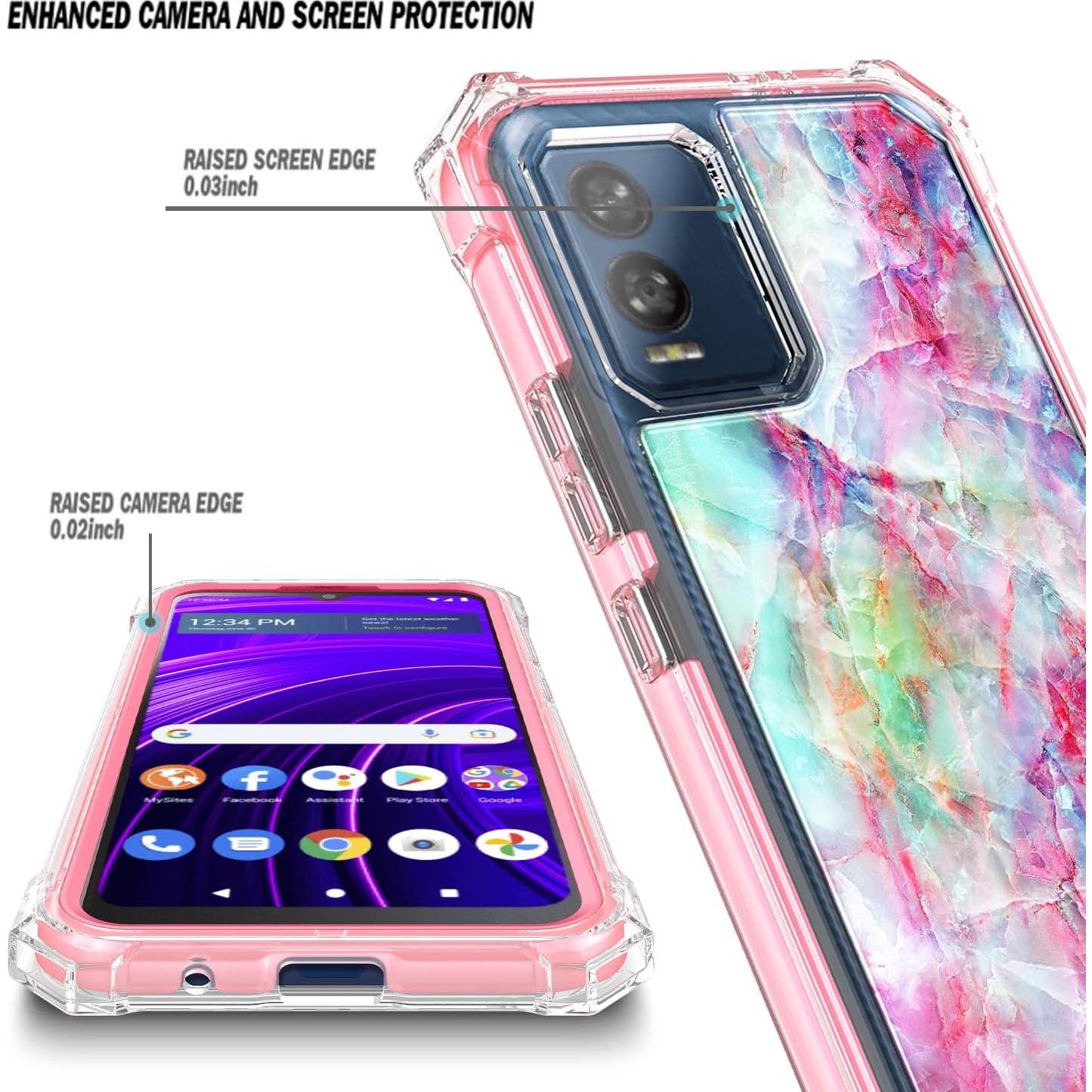 Funda Protectora BLU View Speed 5G con Protector de Pantalla