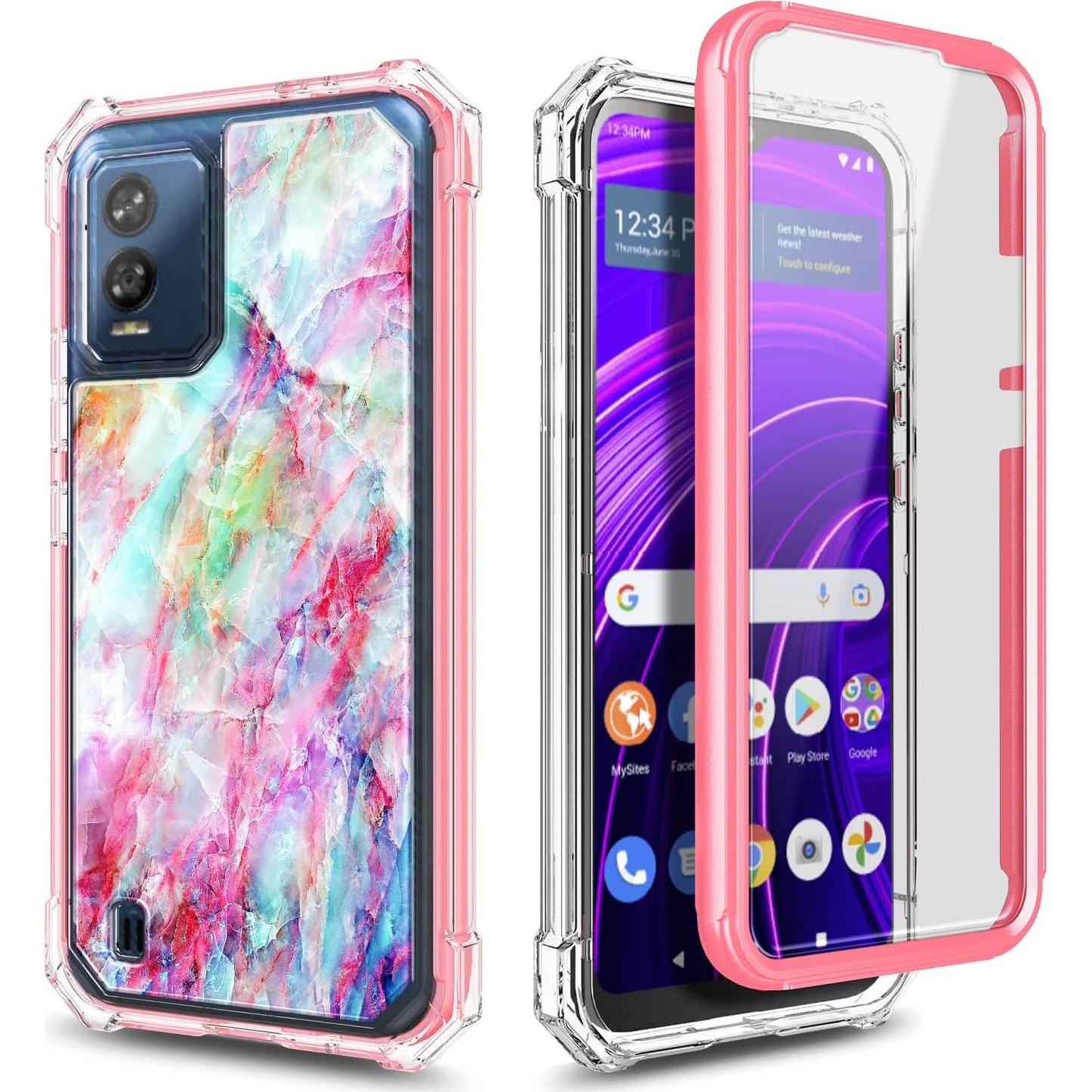 Funda Protectora BLU View Speed 5G con Protector de Pantalla