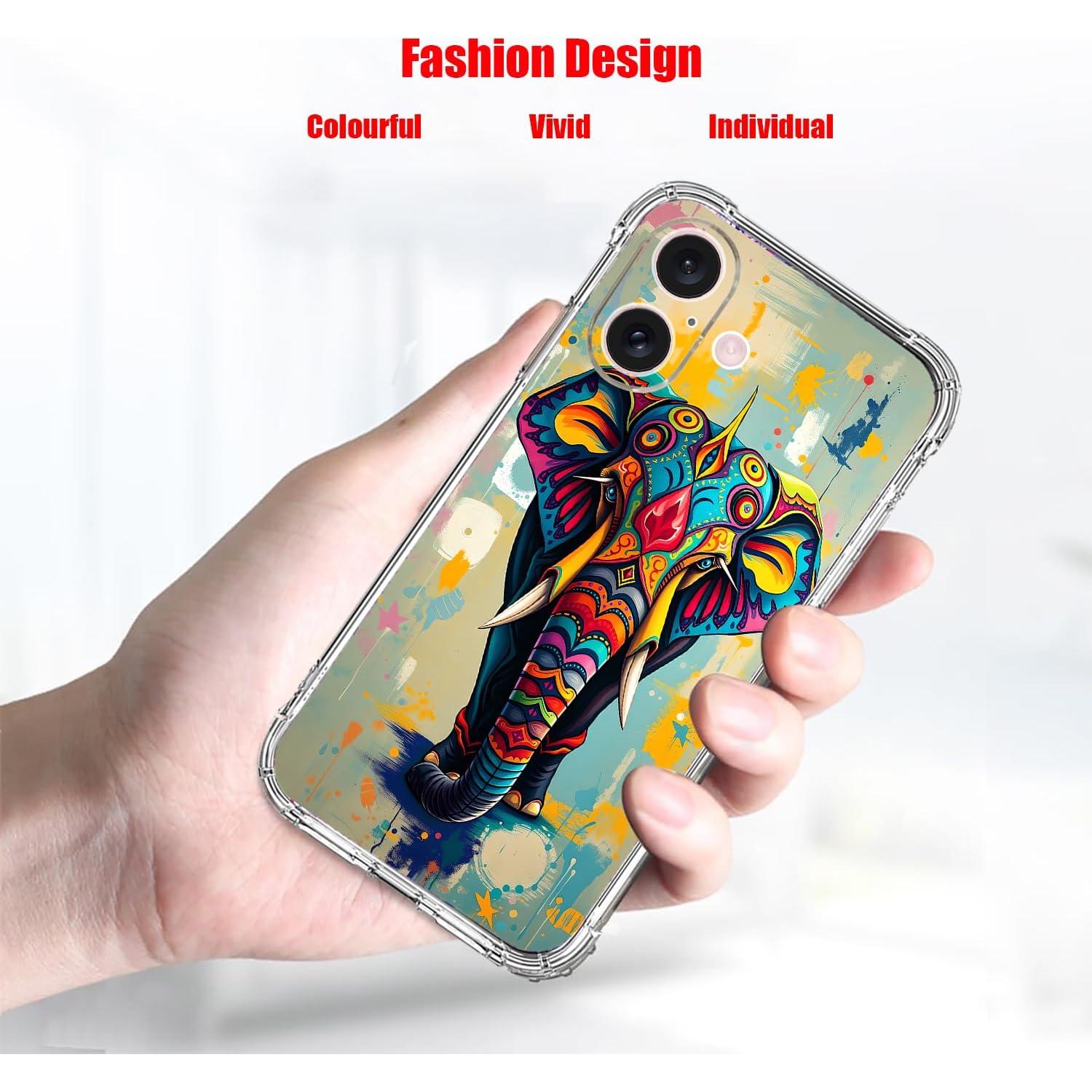 Funda TPU para iPhone 17 Beaucov Elefante Tribal Antigolpes