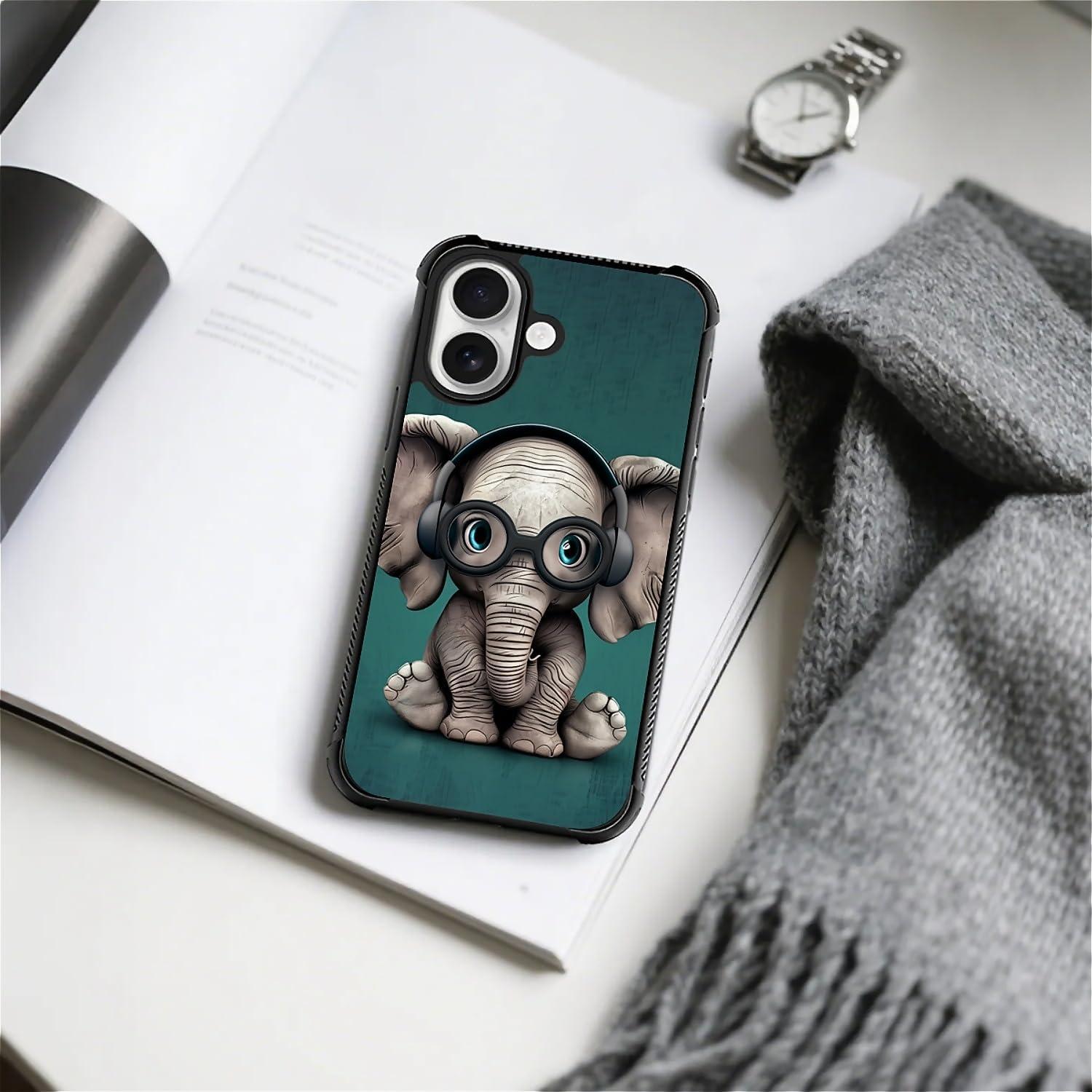 Funda Dura para iPhone 17 Goodsprout con Diseño Elefante