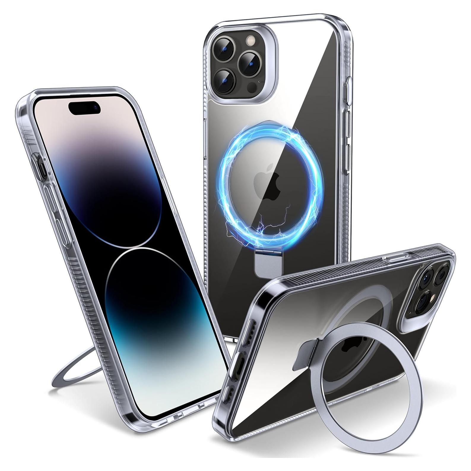 Funda Magnética Flyzoo para iPhone 14 Pro Max - Transparente