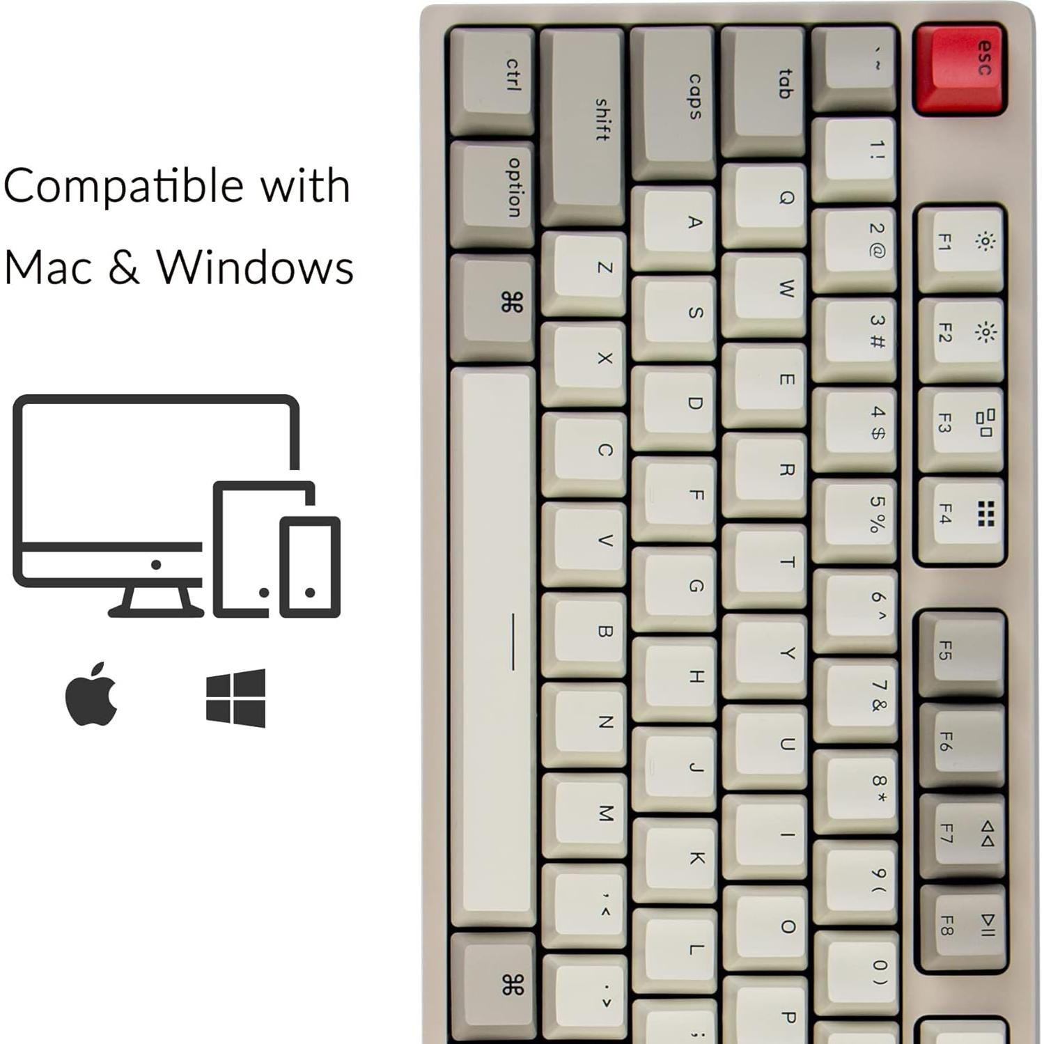 Teclado Mecánico Keychron C2 104 Teclas USB-C para Mac/Windows