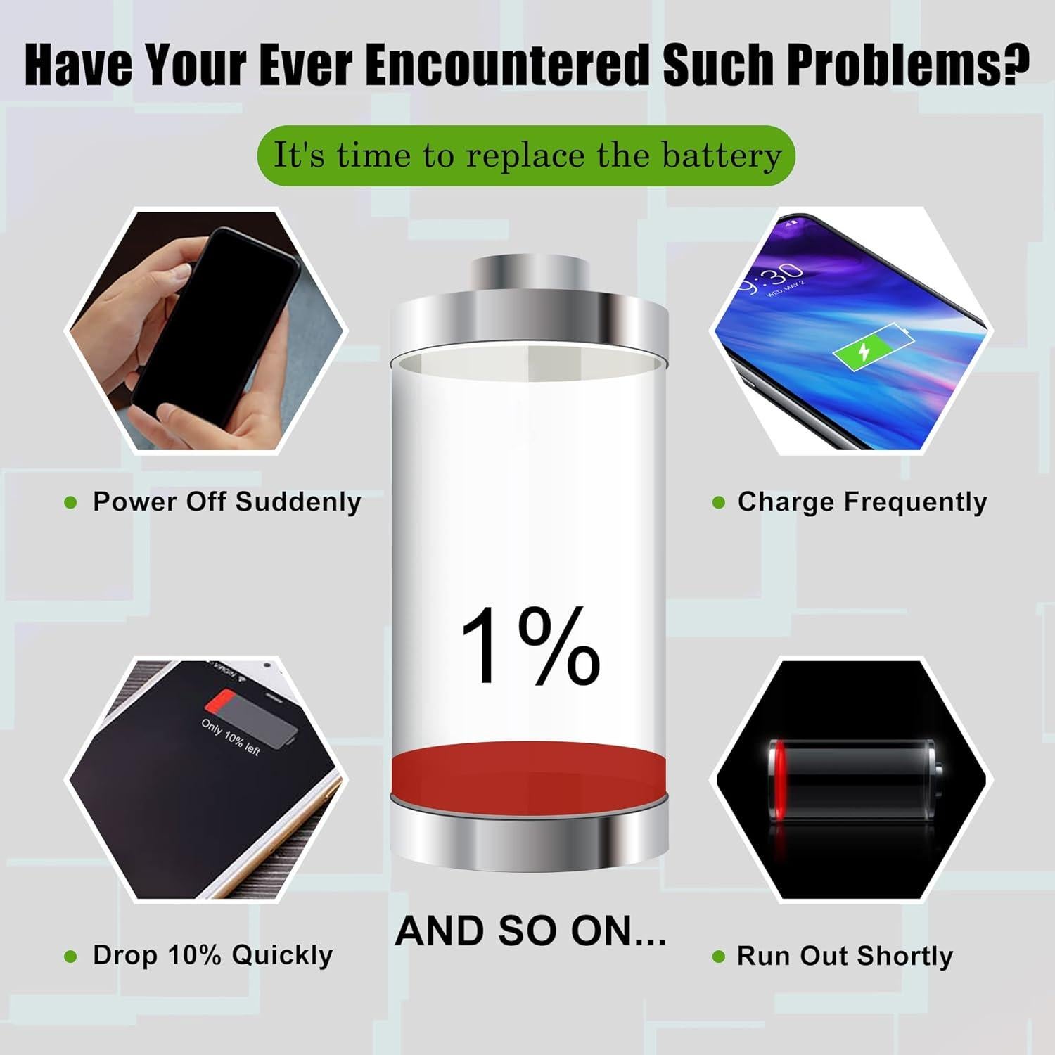 Batería de Reemplazo Huawei Honor 6X G9 Plus Nova Plus 3340mAh