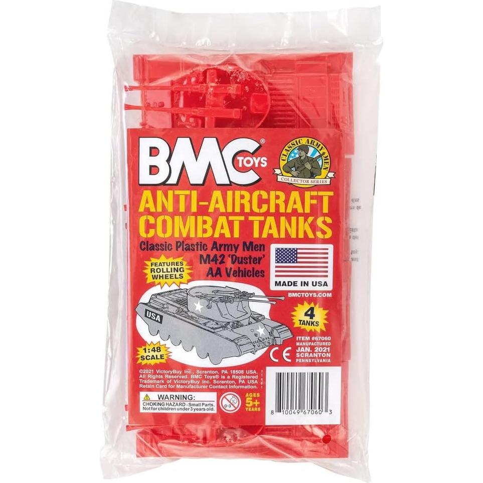 Tanques Antiaéreos BMC Classic Payton 4pc Rojo Verde