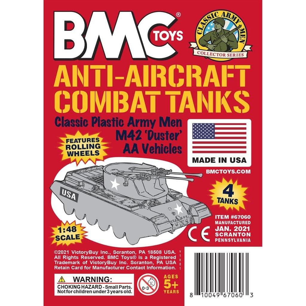 Tanques Antiaéreos BMC Classic Payton 4pc Rojo Verde