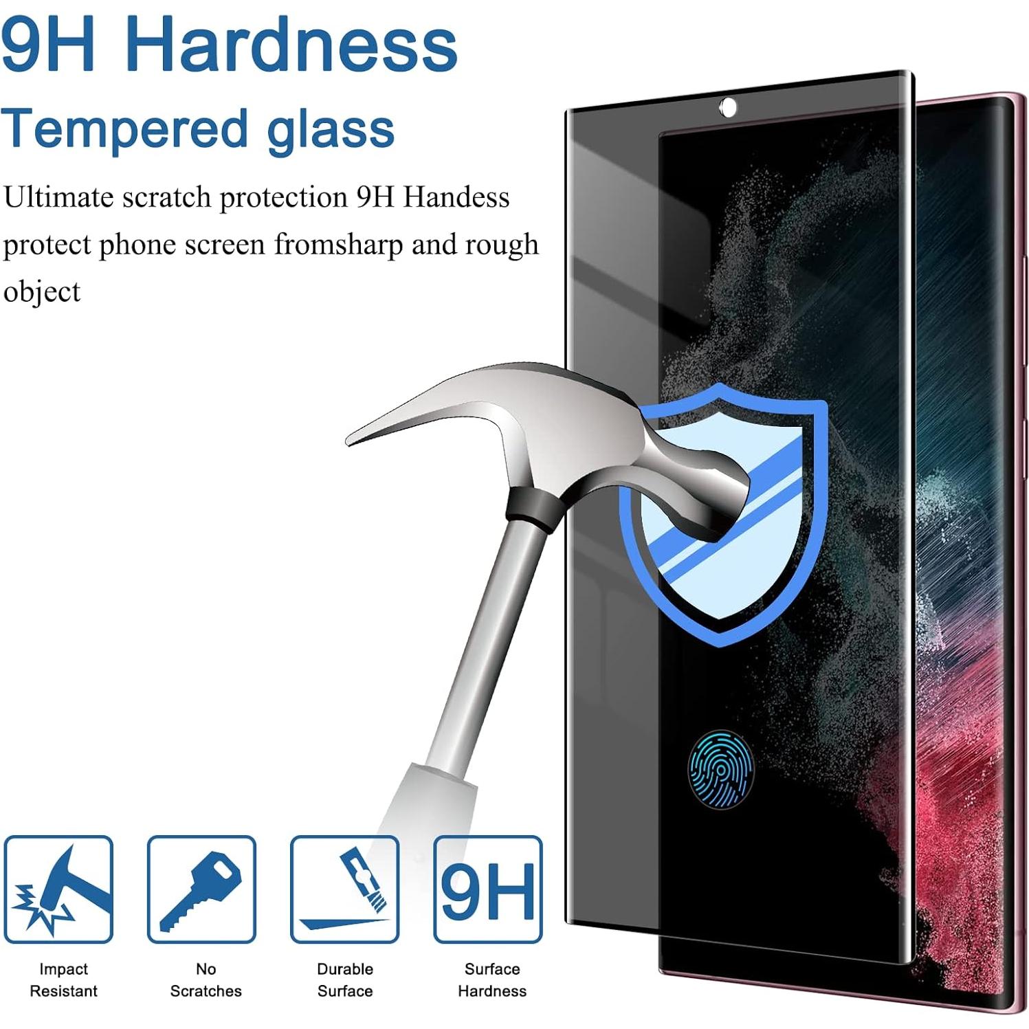 Protector de Pantalla Vidrio Templado YWXTW para Samsung S22 Ultra