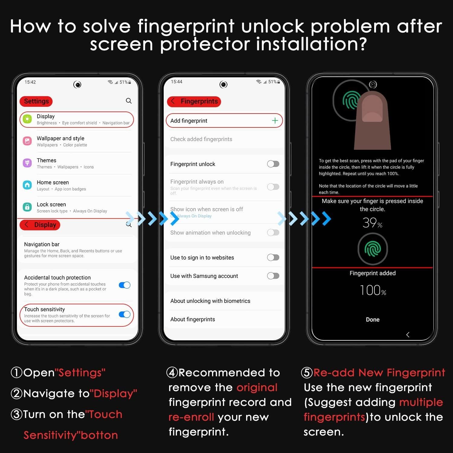 Protector de Pantalla Vidrio Templado YWXTW para Samsung S22 Ultra