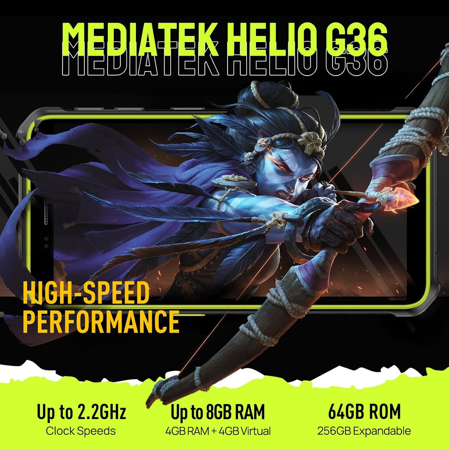 Ulefone Armor X12 Pro Teléfono Resistente 8GB/64GB Negro