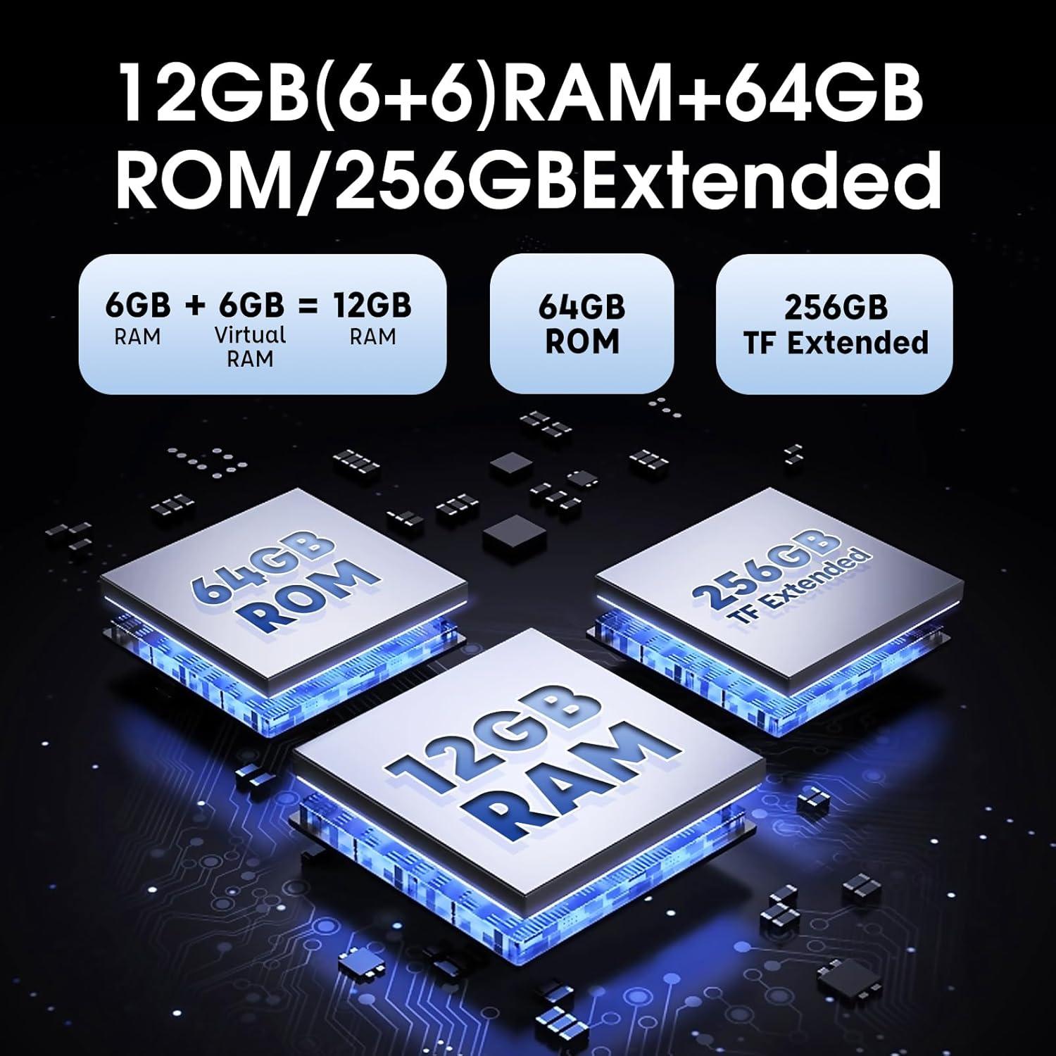 Smartphone Rugerizado Ulefone Armor X13 12GB RAM 64GB Negro