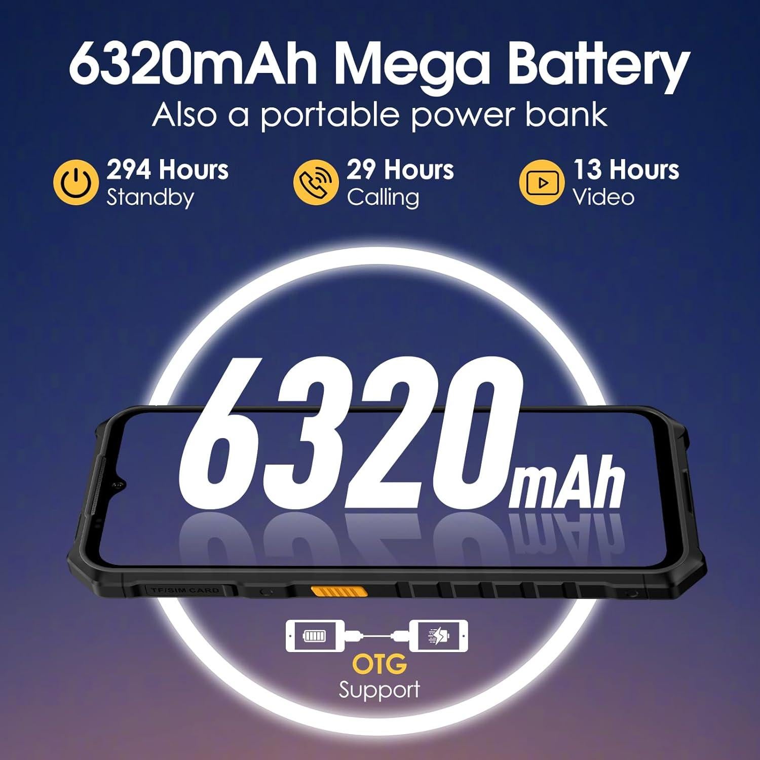 Smartphone Rugerizado Ulefone Armor X13 12GB RAM 64GB Negro