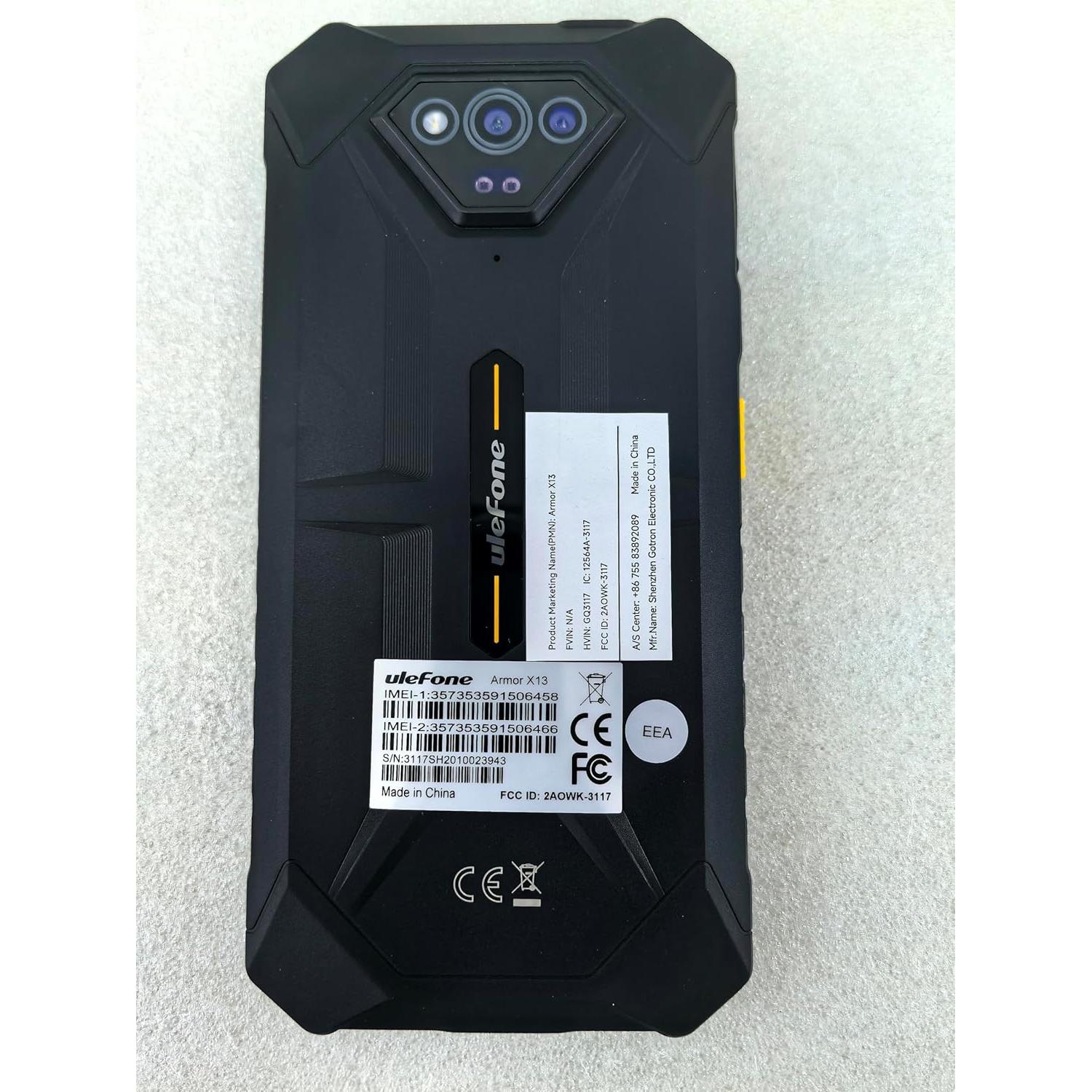 Smartphone Rugerizado Ulefone Armor X13 12GB RAM 64GB Negro