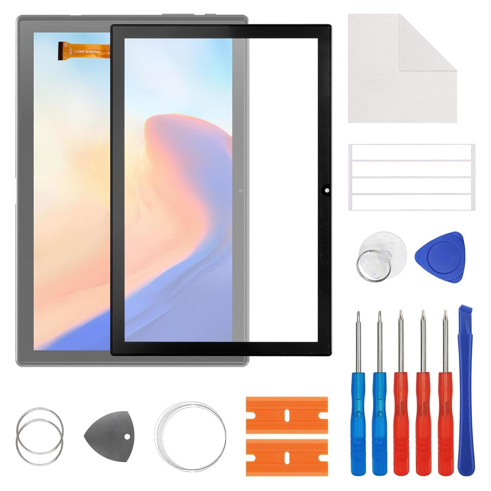 Cristal Frontal de Reemplazo Blackview Tab 8 con Kit de Herramientas