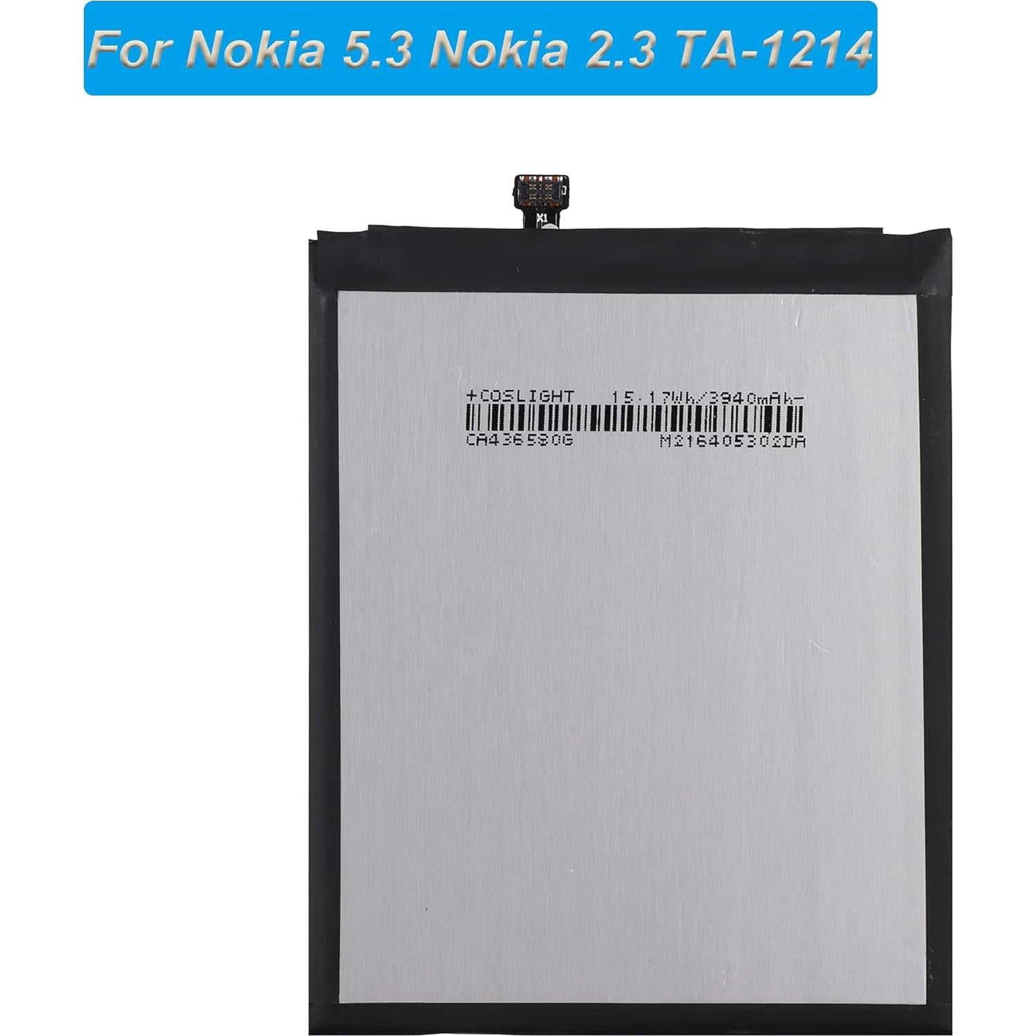 Batería de Reemplazo WT240 para Nokia 5.3 y 2.3 - 3920mAh