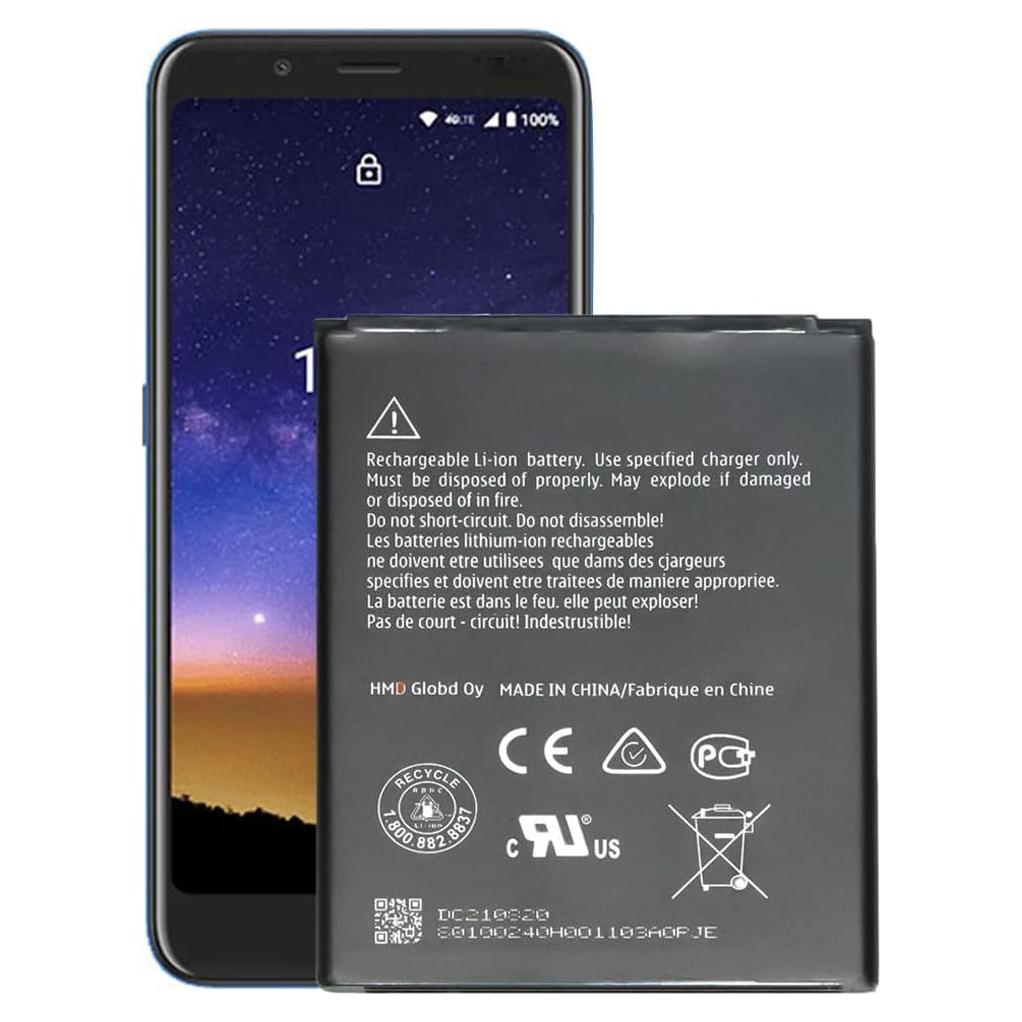 Batería de Reemplazo WT130 para Nokia 2 V Tella TA-1231/TA-1221/TA-1207/TA-1226