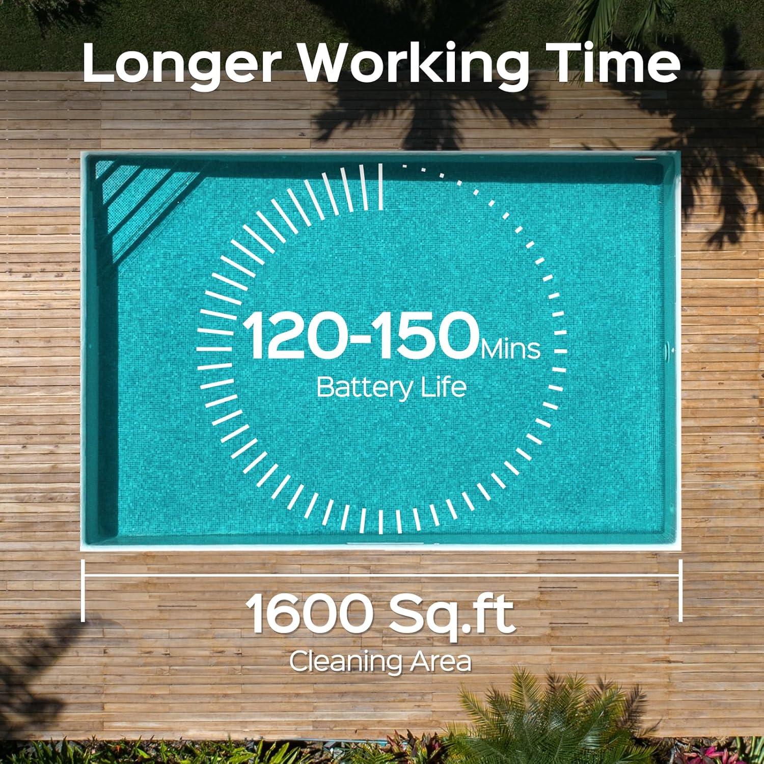 Aspiradora Robótica de Piscina WINNY C1 150 min 19.81 m²