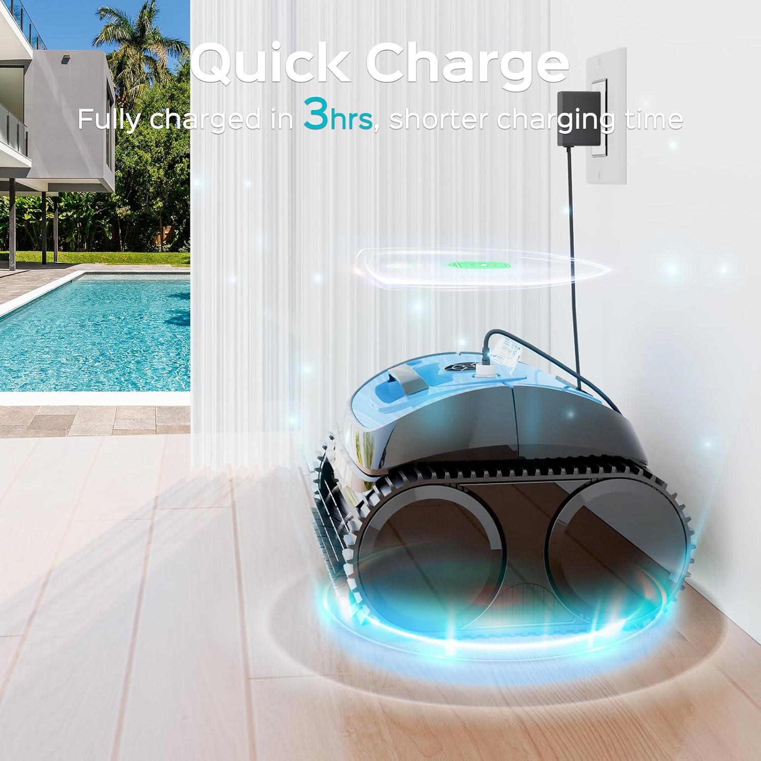 Aspiradora Robótica de Piscina WINNY C1 150 min 19.81 m²