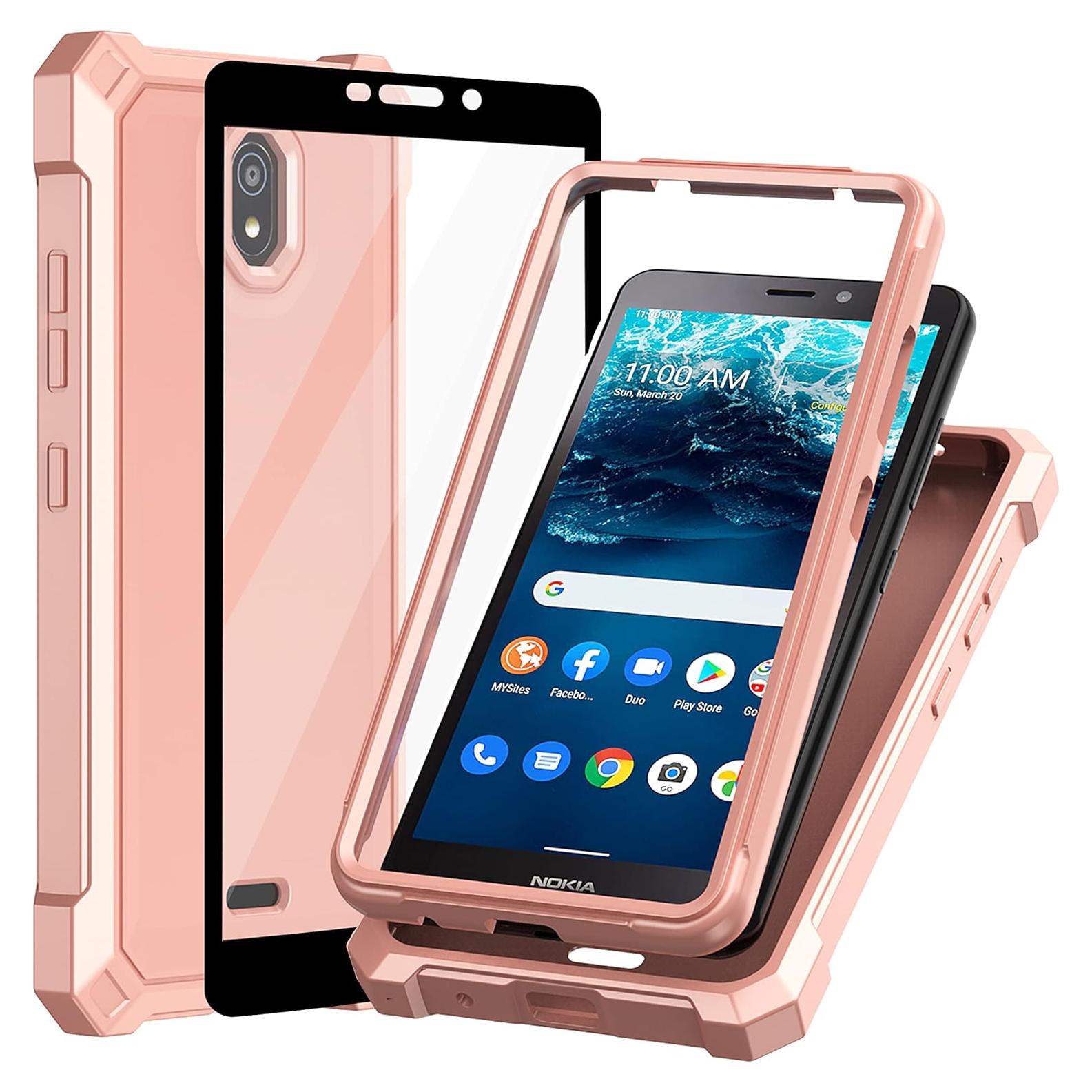 Funda Ailiber para Nokia C100 con Protector de Pantalla 5.45"