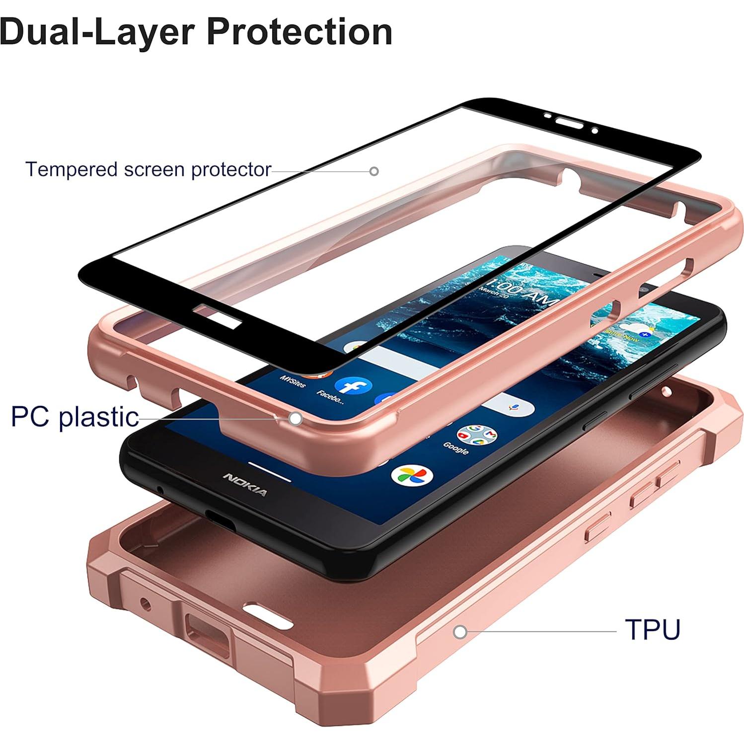 Funda Ailiber para Nokia C100 con Protector de Pantalla 5.45"
