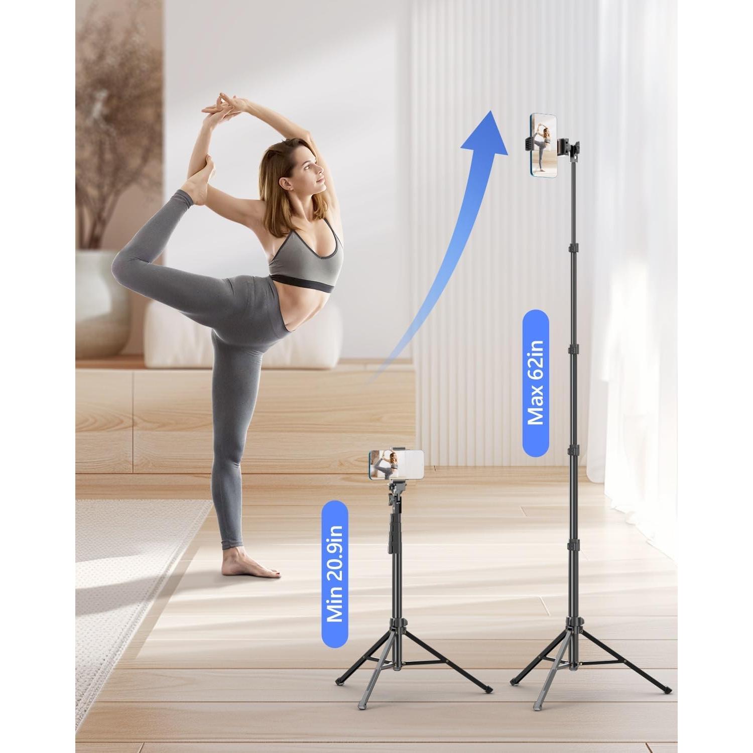 Soporte trípode EMART 62 cm ajustable para celular