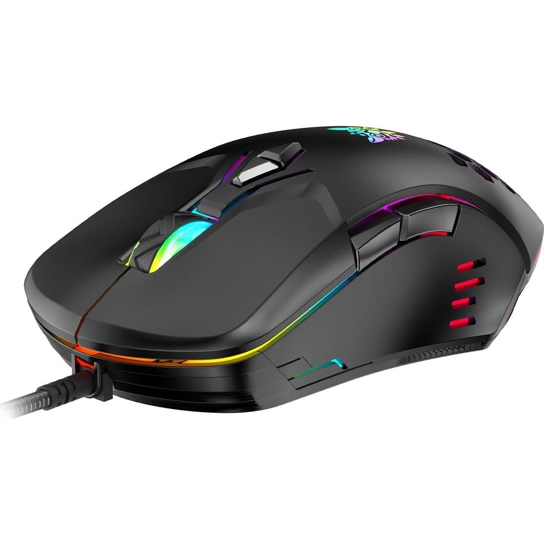 Ratón Gaming ONIKUMA CW902 Negro RGB Ergonómico 7 Botones