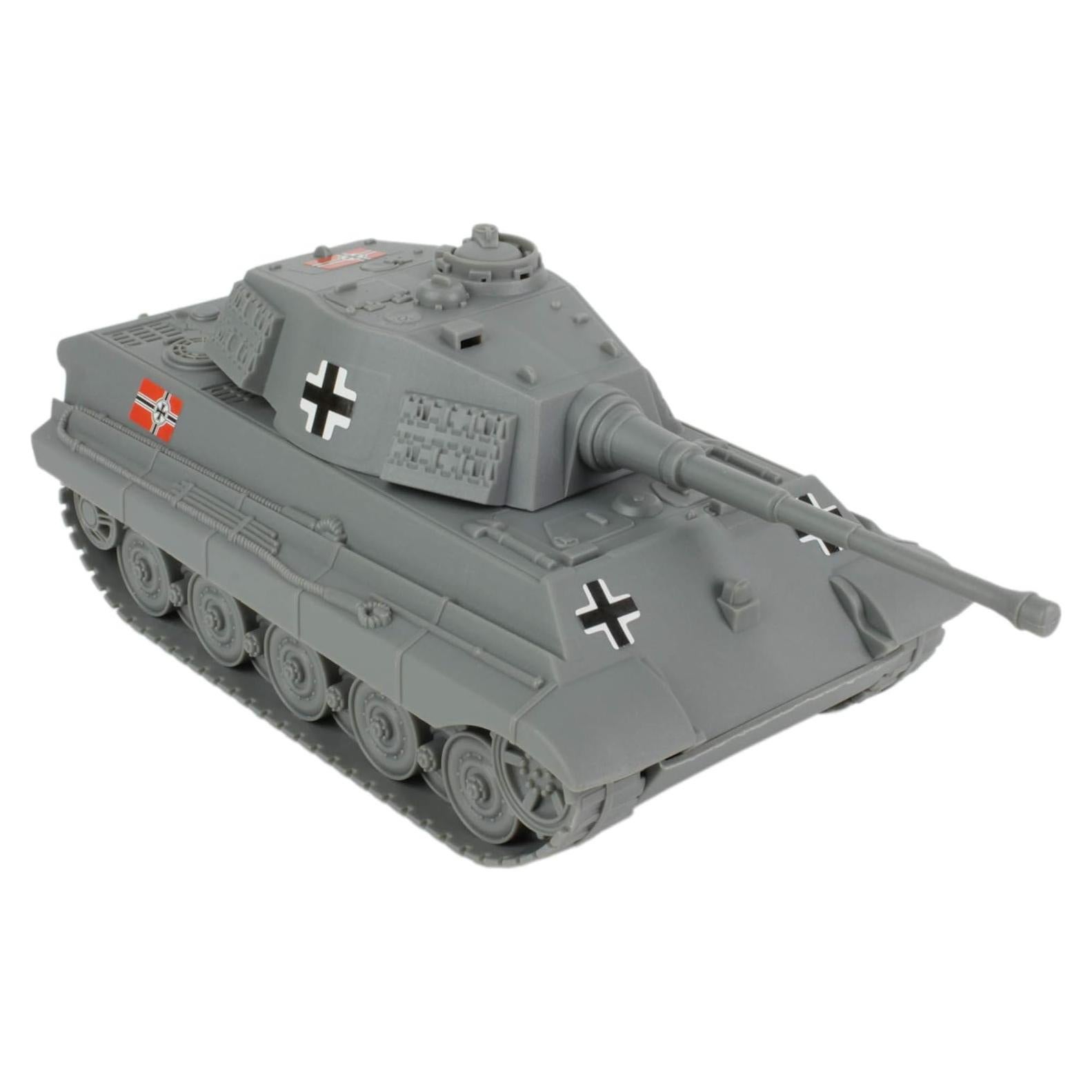 Tanque de Juguete BMC Rey Tigre Alemán 1:32 Gris