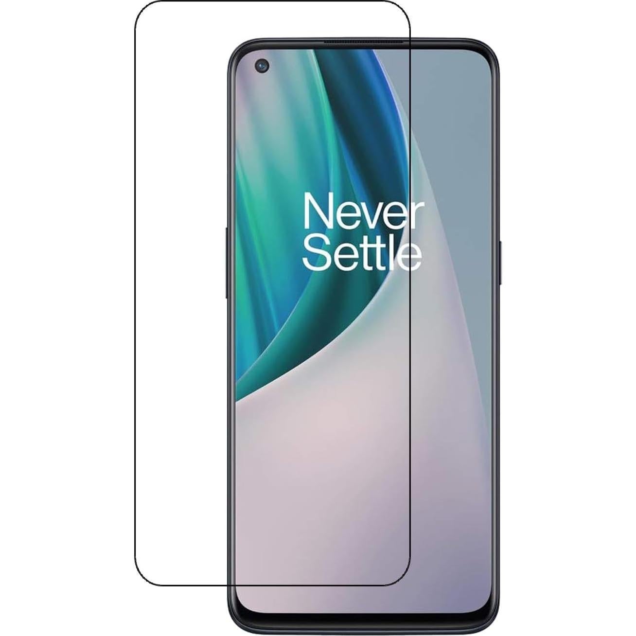 Protector de Pantalla Vidrio Templado UPONEW para OnePlus Nord N10 5G - 2 Paquetes