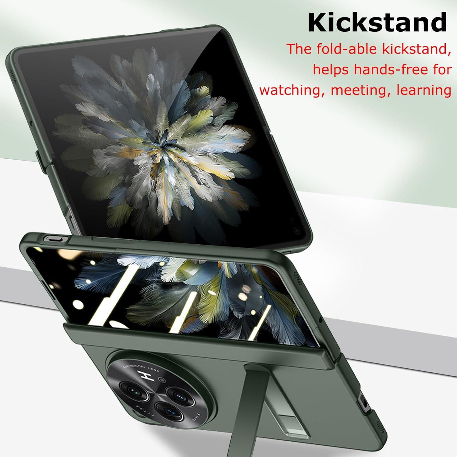 Funda OnePlus Open Verde con Protector de Pantalla Privado