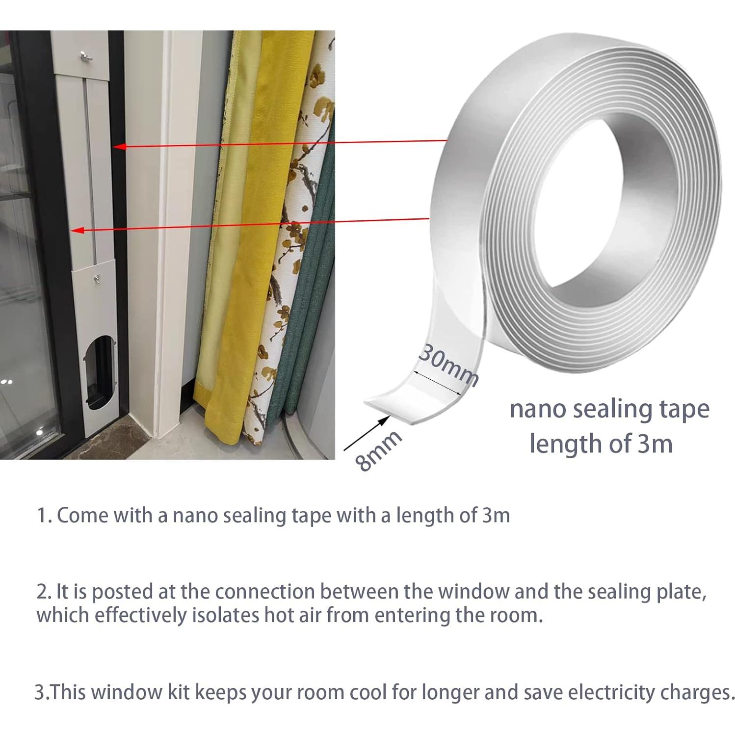 Kit Ventana Aire Acondicionado Portátil LE 15 cm Ajustable