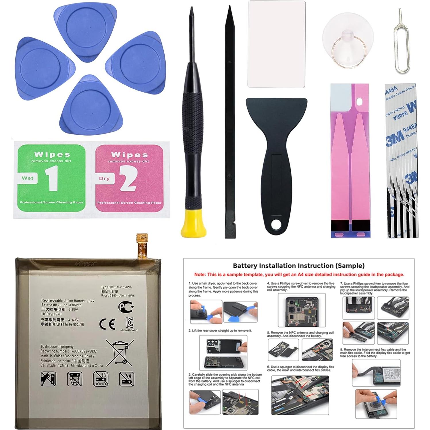 Batería de Reemplazo BL-T50 para LG Velvet 5G MAXSHARKS