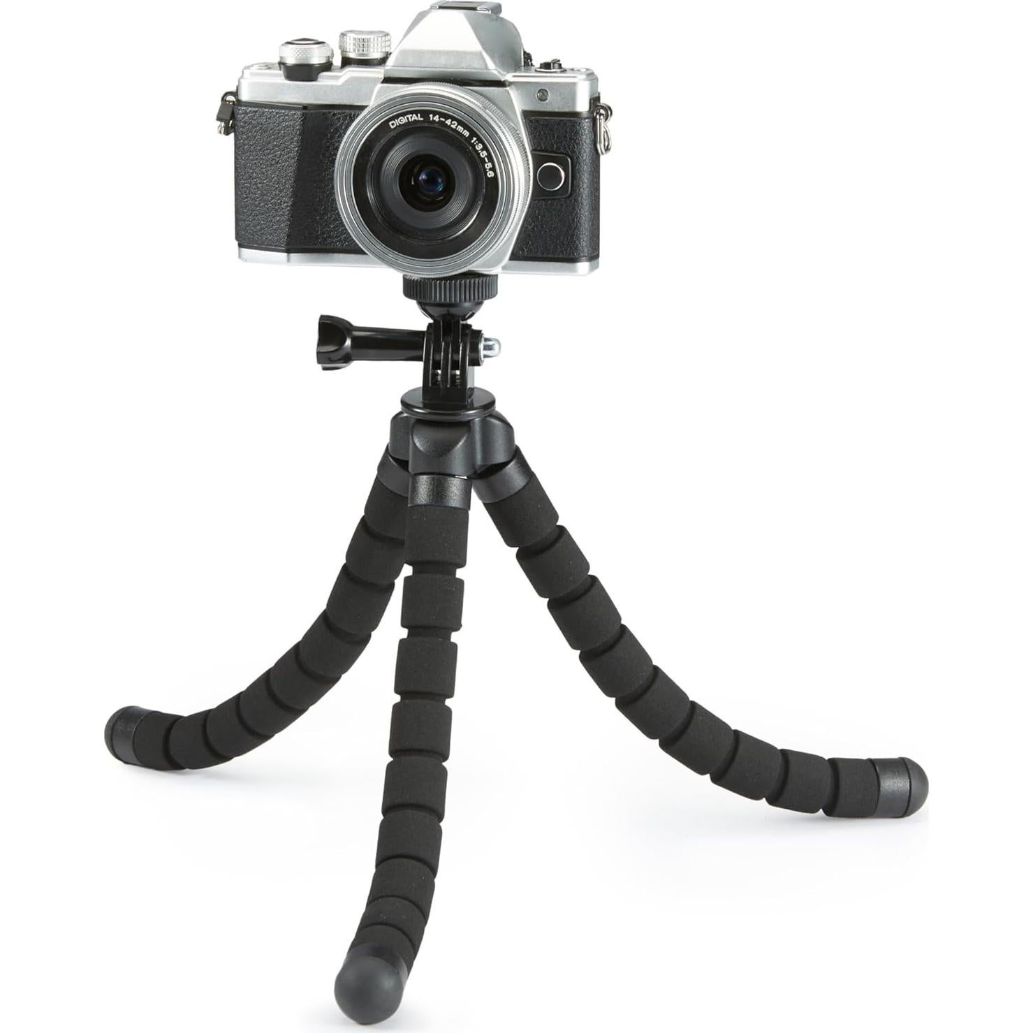 Trípode flexible Amazon Basics con control remoto 70.96 cm